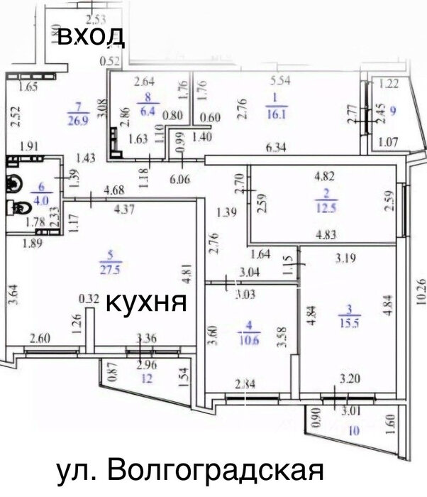 Екатеринбург, ул. Волгоградская, 18 а (Юго-Западный) - фото квартиры (5)