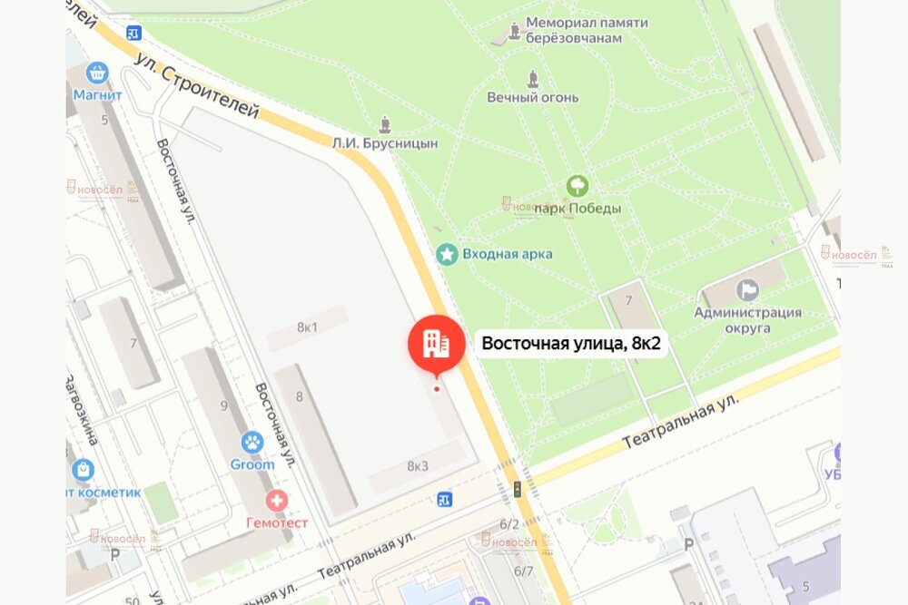 г. Березовский, ул. Восточная, 8/2 (городской округ Березовский) - фото торговой площади (7)