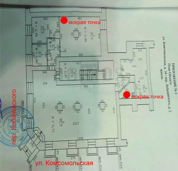 Екатеринбург, ул. Комсомольская, 54 (Втузгородок) - фото торговой площади (2)