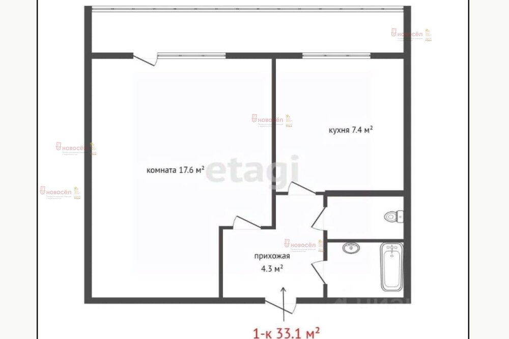 Екатеринбург, ул. Прибалтийская, 31/2 (Компрессорный) - фото квартиры (1)