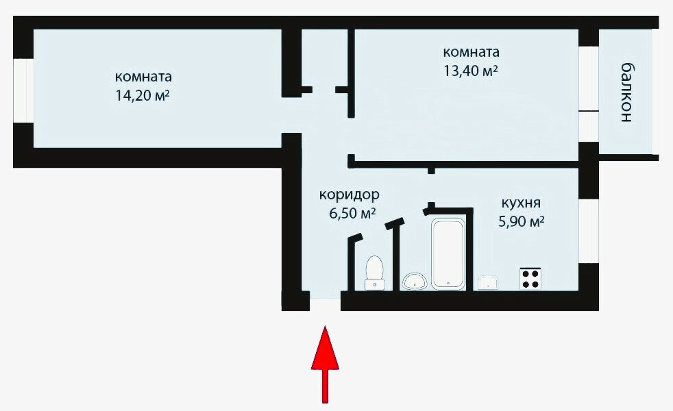 Екатеринбург, ул. Чаадаева, 4 (Втузгородок) - фото квартиры (2)