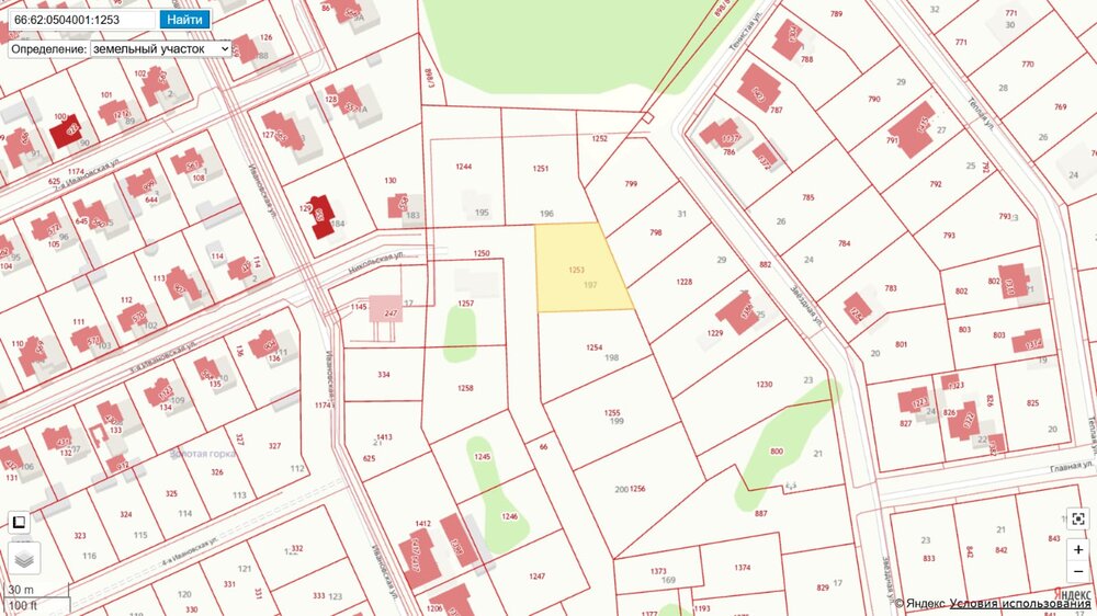к.п. Золотая горка, ул. Никольская  (городской округ Среднеуральск, д. Коптяки) - фото земельного участка (1)