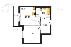 Екатеринбург, ул. Крауля, 179 (ВИЗ) - фото квартиры