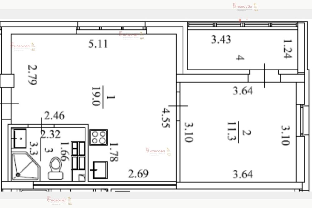Екатеринбург, ул. Новостроя, 7 (Втузгородок) - фото квартиры (1)
