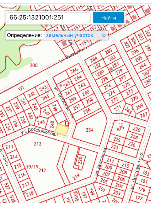 п. Бобровский, ул. Добролюбова (городской округ Сысертский) - фото земельного участка (3)