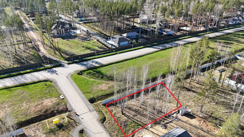 к.п. Заповедник, ул. Соловьи, 1 (городской округ Сысертский, п. Габиевский) - фото земельного участка (1)