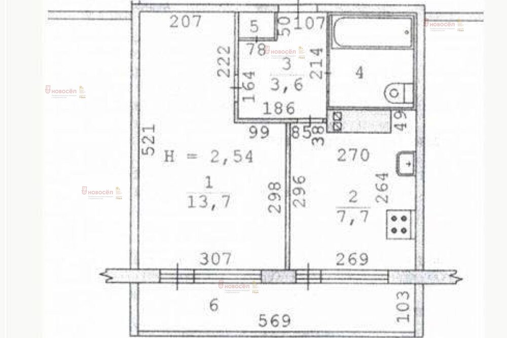 Екатеринбург, ул. 40-летия Комсомола, 3/б (ЖБИ) - фото квартиры (1)