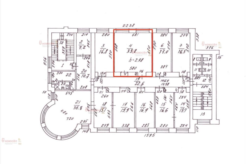 Екатеринбург, ул. Куйбышева, 82А (Шарташский рынок) - фото офисного помещения (1)
