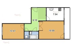 Екатеринбург, ул. Рассветная, 13 (ЖБИ) - фото квартиры