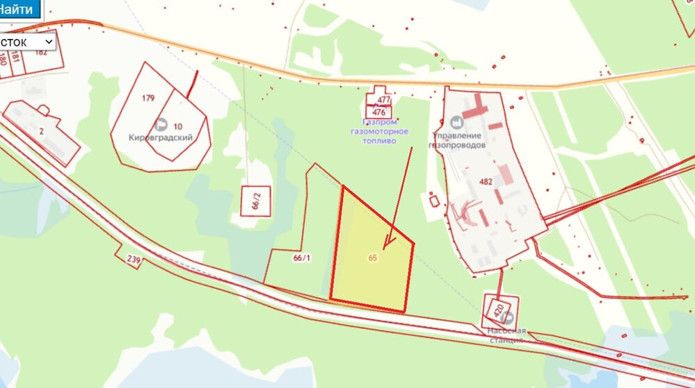 г. Кировград, ул. Шуралинская, 1 (городской округ Кировградский) - фото земельного участка (2)