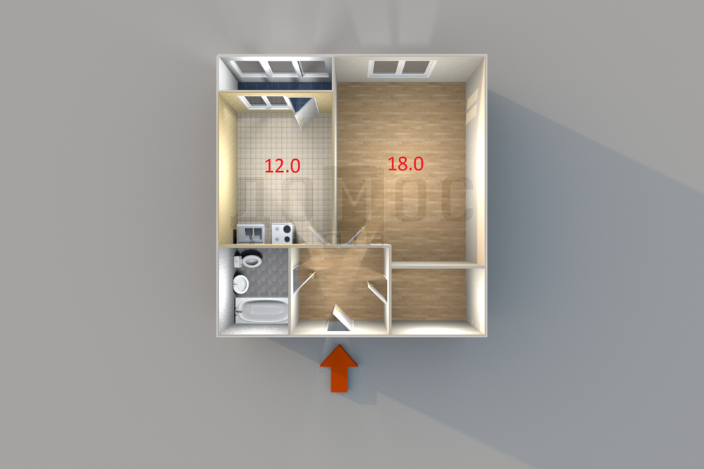 Екатеринбург, ул. Петра Кожемяко, 16 (Широкая речка) - фото квартиры (7)