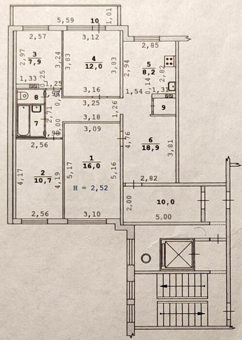 Екатеринбург, ул. Расточная, 22 (Старая Сортировка) - фото квартиры (8)