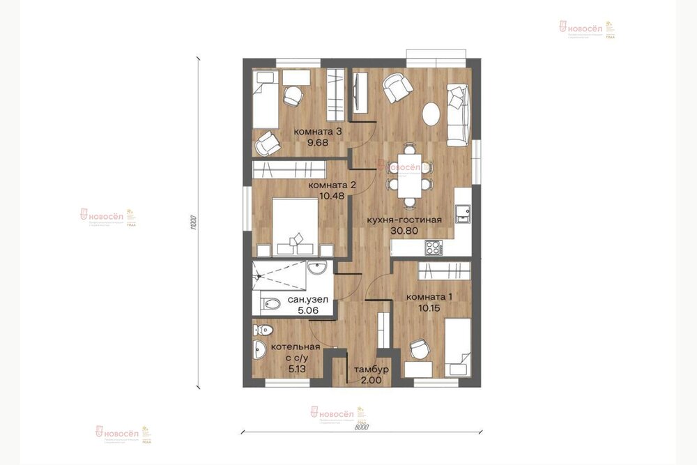 п. Аять, ул. Горького, 7а (городской округ Невьянский) - фото коттеджа (1)