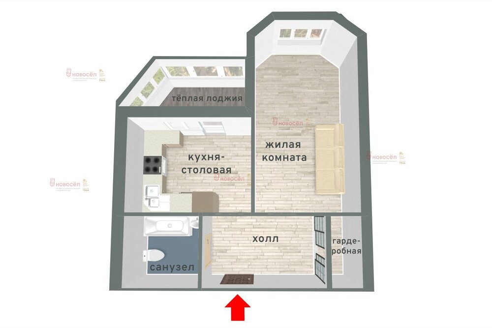 Екатеринбург, ул. Таежная, 11 (Старая Сортировка) - фото квартиры (1)