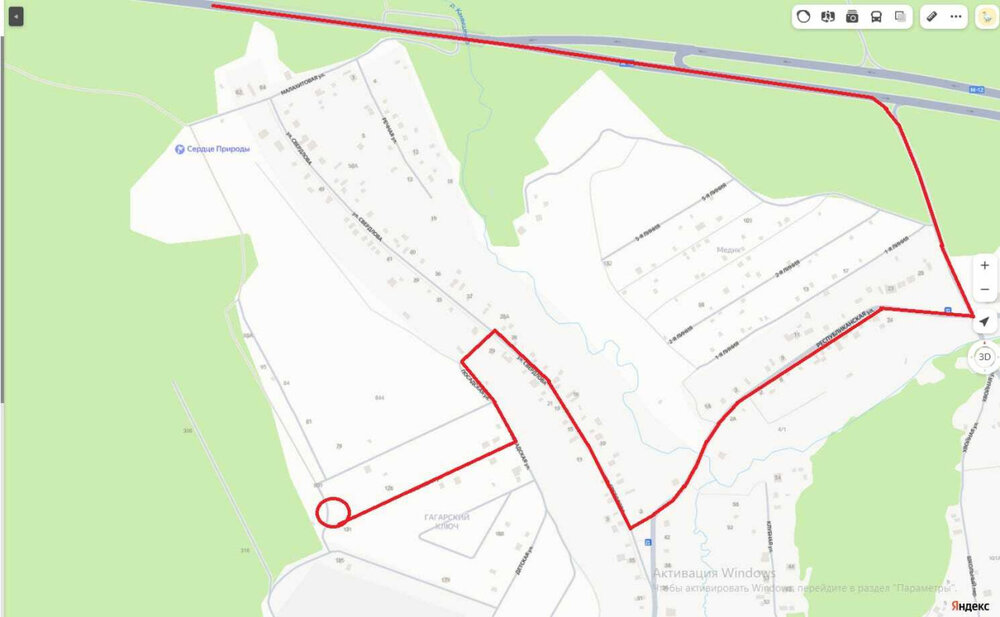 д. Гагарка, ул. Сосновая (городской округ Заречный) - фото земельного участка (2)