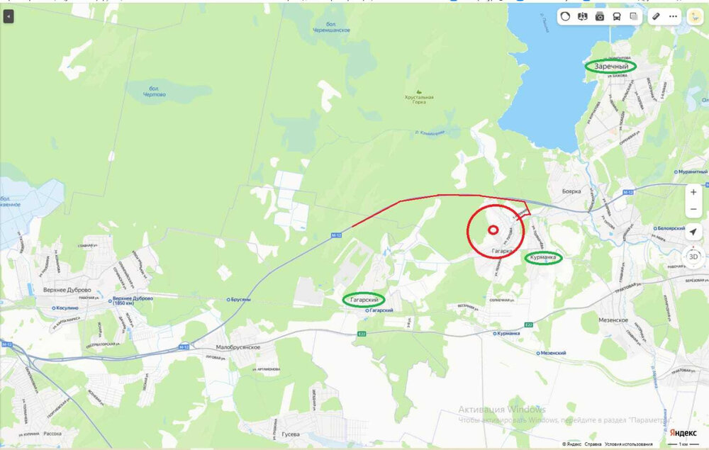 д. Гагарка, ул. Сосновая (городской округ Заречный) - фото земельного участка (3)