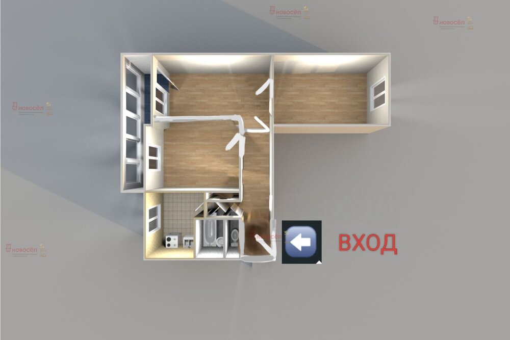 Екатеринбург, ул. Луначарского, 17 (Центр) - фото квартиры (7)