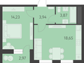 Продажа квартиры: Екатеринбург, ул. улица В. Де Геннина, 4.4, ЖК 