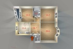 Екатеринбург, ул. Сакко и Ванцетти, 47 (Центр) - фото квартиры