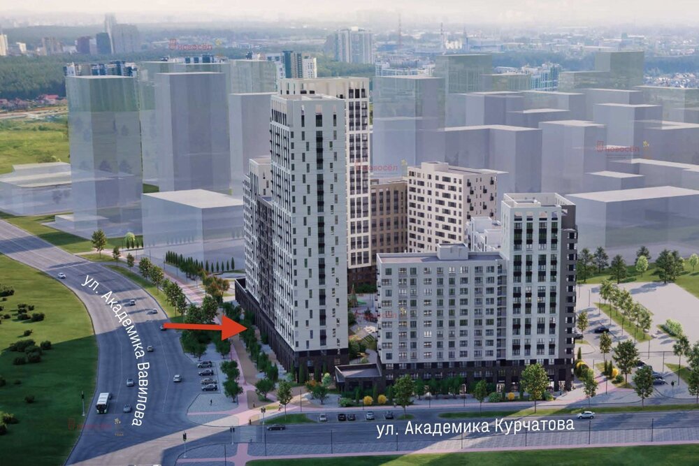 Екатеринбург, ул. Ландау, 16/3 (Академический) - фото торговой площади (3)
