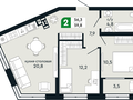 Продажа квартиры: г. Верхняя Пышма, ул. Гальянова, 8, ЖК Green Park (Грин парк) (Дом 1) (городской округ Верхняя Пышма) - Фото 1