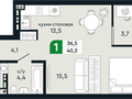 Продажа квартиры: г. Верхняя Пышма, ул. Гальянова, 8, ЖК Green Park (Грин парк) (Дом 1) (городской округ Верхняя Пышма) - Фото 1