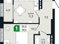 Продажа квартиры: г. Верхняя Пышма, ул. Гальянова, 8, ЖК Green Park (Грин парк) (Дом 1) (городской округ Верхняя Пышма) - Фото 1