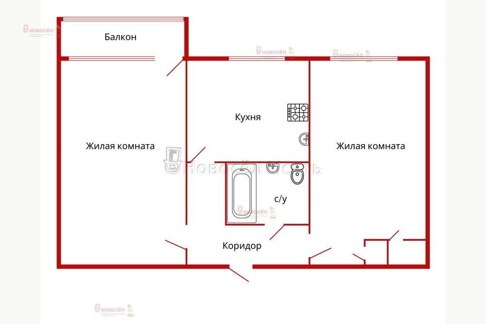 Екатеринбург, ул. Народной воли, 74/2 (Шарташский рынок) - фото квартиры (1)