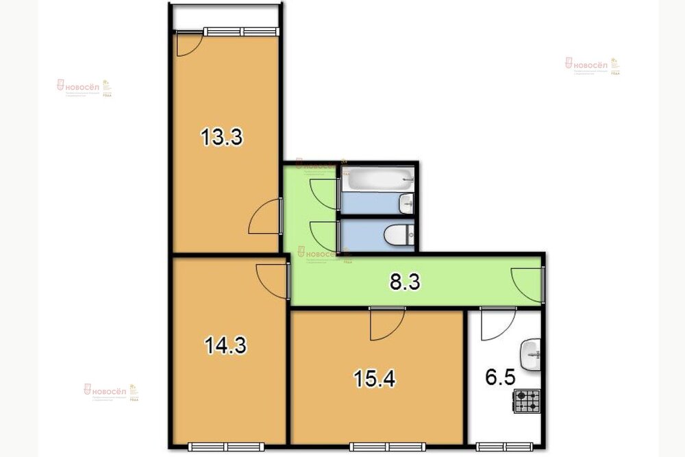 Екатеринбург, ул. Теплоходный, 5 (Новая Сортировка) - фото квартиры (1)