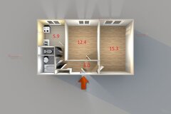 Екатеринбург, ул. Металлургов, 2 (ВИЗ) - фото квартиры