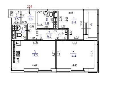 Екатеринбург, ул. Блюхера, 38 (Втузгородок) - фото квартиры (2)