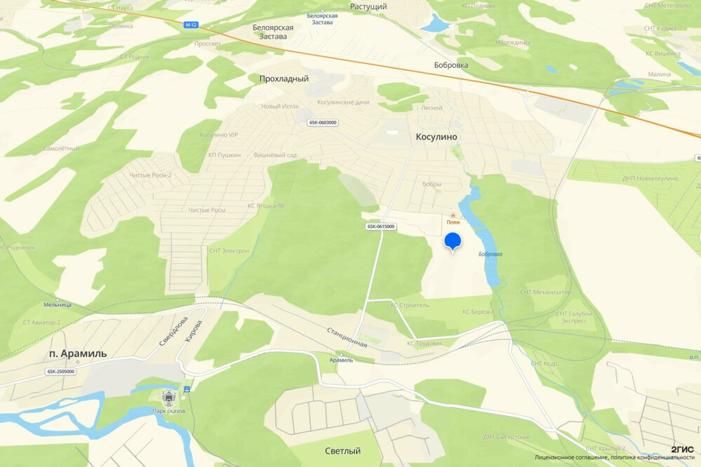 с. Косулино, ул. Виктора Цоя, 1 (городской округ Белоярский) - фото земельного участка (5)