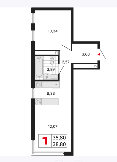 Екатеринбург, ул. Куйбышева, 106 Б (Шарташский рынок) - фото квартиры (1)