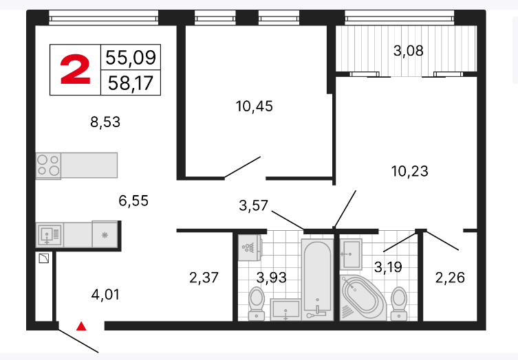 Екатеринбург, ул. Куйбышева, 106 Б (Шарташский рынок) - фото квартиры (1)