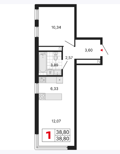 Екатеринбург, ул. Куйбышева, 106 (Шарташский рынок) - фото квартиры (1)