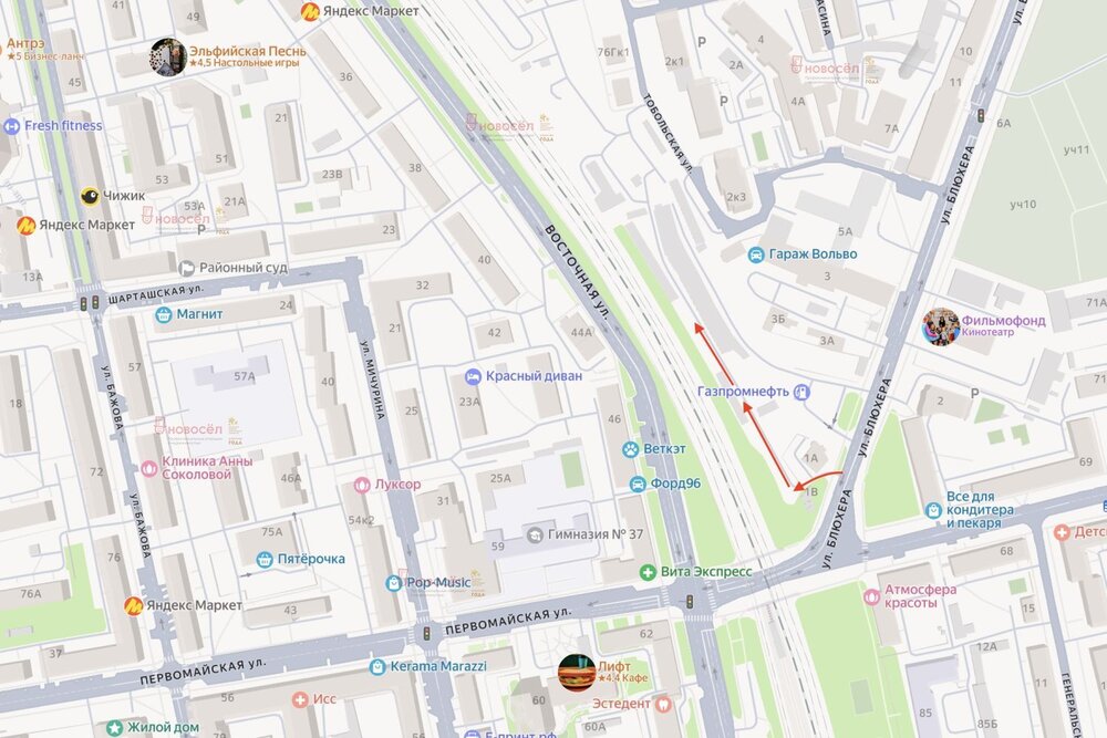 Екатеринбург, ул. Блюхера, 1А (Пионерский) - фото гаража (8)