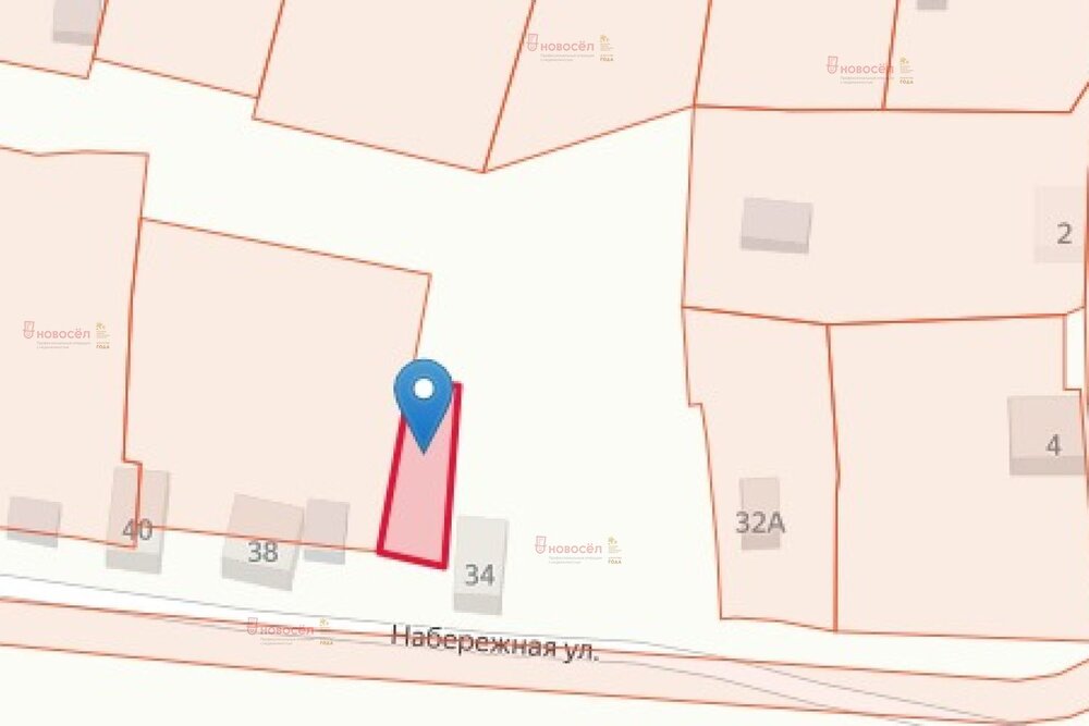 п. Аять, ул. Набережная, 36 (городской округ Невьянский) - фото земельного участка (1)