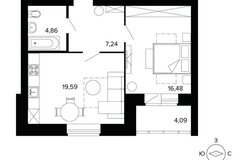 г. Березовский, ул. Победы, 5б, 34, ЖК "Уют Сити" (городской округ Березовский) - фото квартиры