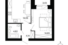 г. Березовский, ул. Победы, 5б, 34, ЖК "Уют Сити" (городской округ Березовский) - фото квартиры