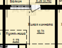 Екатеринбург, ул. Крауля, 1 по ПЗУ, Проект-достояние Русь (Квартал 2 / Дом 1) (ВИЗ) - фото квартиры