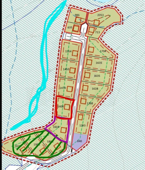 с. Косой Брод, 170 м на север от СНТ 