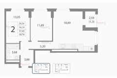 Екатеринбург, ул. Космонавтов, 91 (Уралмаш) - фото квартиры