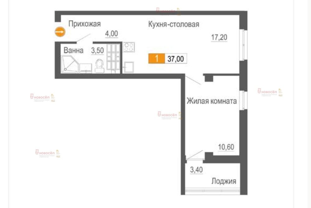 Екатеринбург, ул. Новостроя, 3А (Уктус) - фото квартиры (2)
