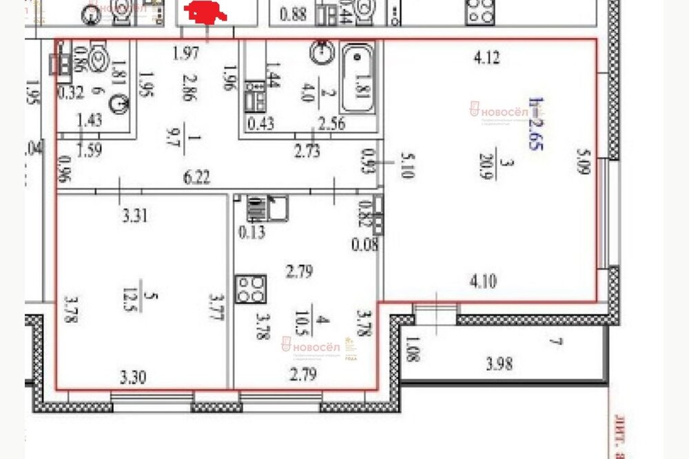 Екатеринбург, ул. Чкалова, 242 (УНЦ) - фото квартиры (4)