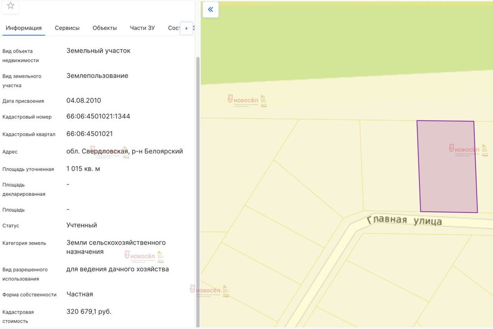 с. Малобрусянское, ул. Главная, 3 (городской округ Белоярский) - фото земельного участка (1)