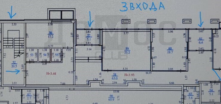 Екатеринбург, ул. Щербакова, 80 (Уктус) - фото торговой площади (1)