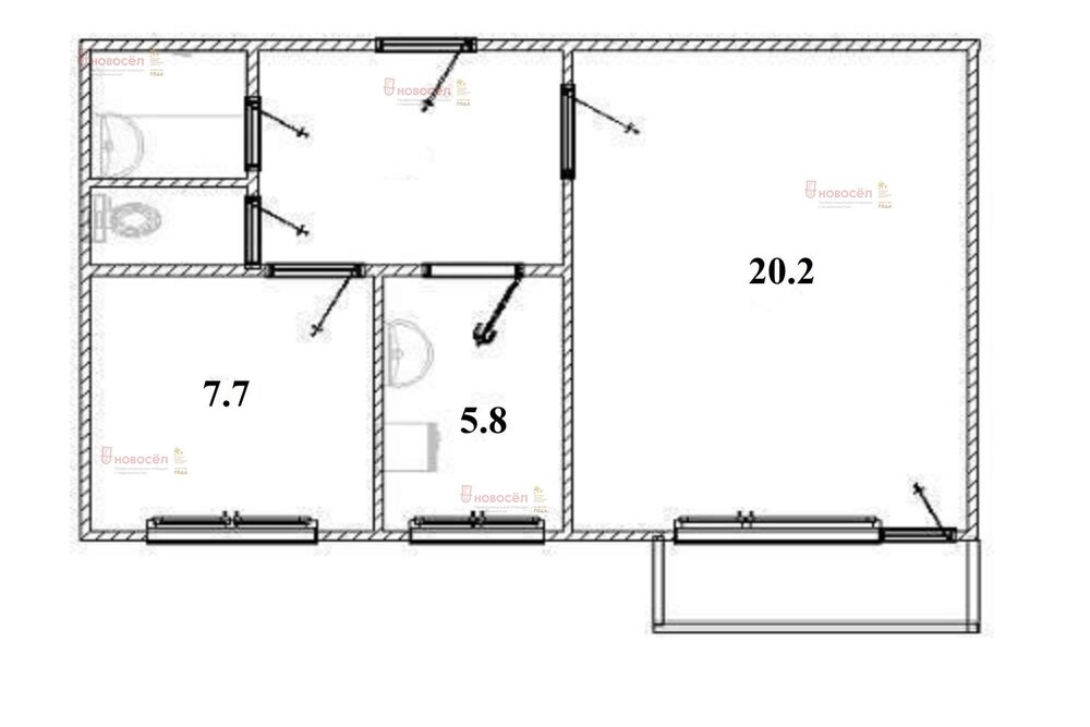 Екатеринбург, ул. Начдива Онуфриева, 30 (Юго-Западный) - фото квартиры (2)