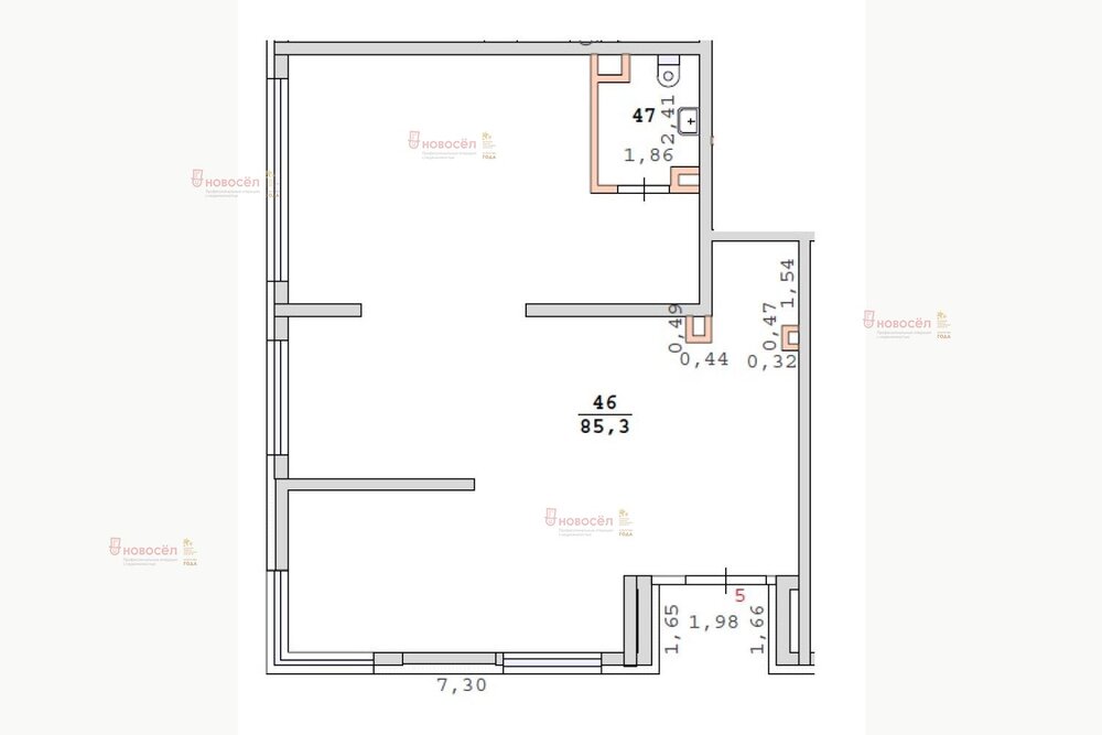 Екатеринбург, ул. Золотистый бульвар, 17 (Солнечный) - фото торговой площади (1)
