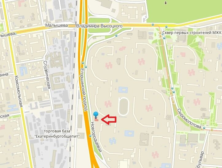 Екатеринбург, ул. Новгородцевой, 7б (ЖБИ) - фото торговой площади (3)