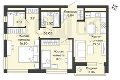 Екатеринбург, ул. Владимира Белоглазова, 2д, Жилой район «Изумрудный Бор» (Эльмаш) - фото квартиры